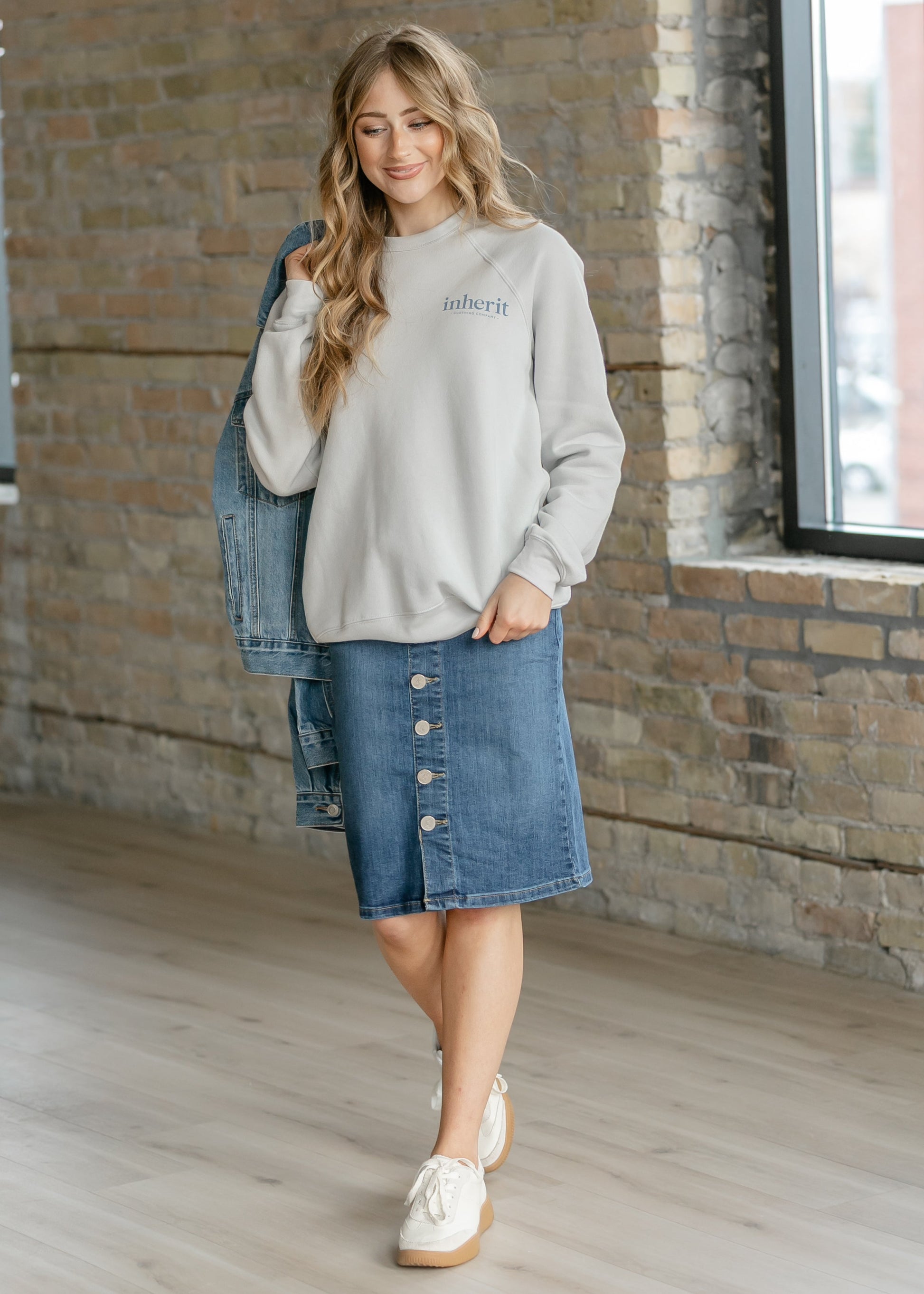 Inherit Renew Christian Graphic Sweatshirt IC Tops