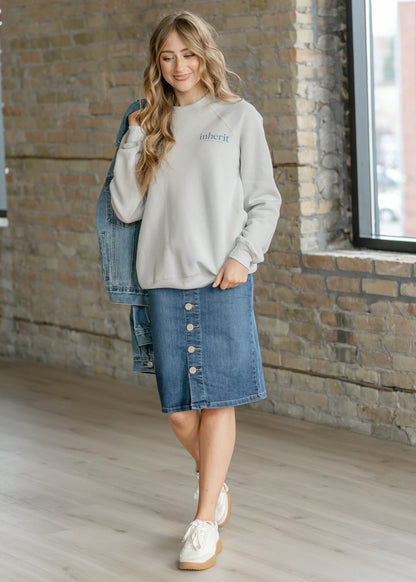 Inherit Renew Christian Graphic Sweatshirt IC Tops