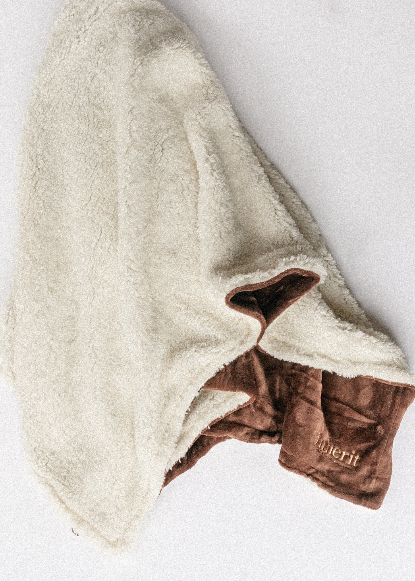 Inherit Softest-Ever Chocolate Sherpa Throw FF Home + Lifestyle