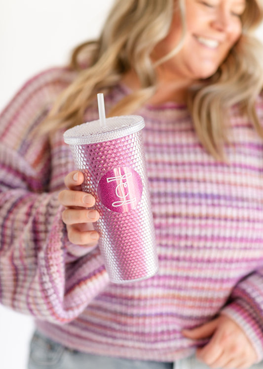 Inherit Studded 24oz Straw Tumbler Gifts