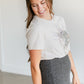 Inherit Watercolor Bouquet Graphic T-shirt IC Tops