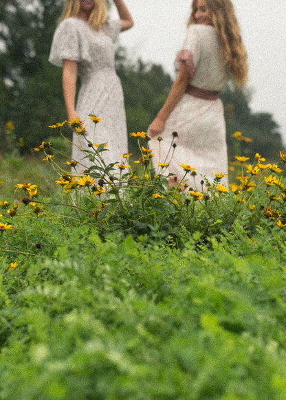 Isabella Blue Floral V Neck Maxi Dress IC Dresses