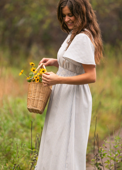 Isabella V Neck Maxi Dress IC Dresses
