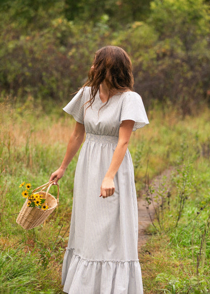 Isabella V Neck Maxi Dress IC Dresses