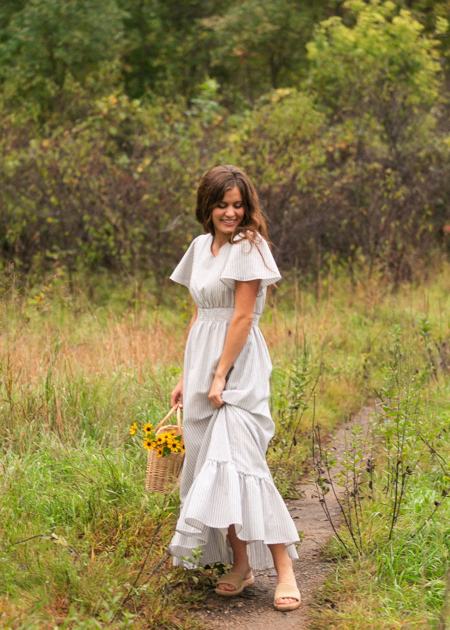 Isabella V Neck Maxi Dress IC Dresses