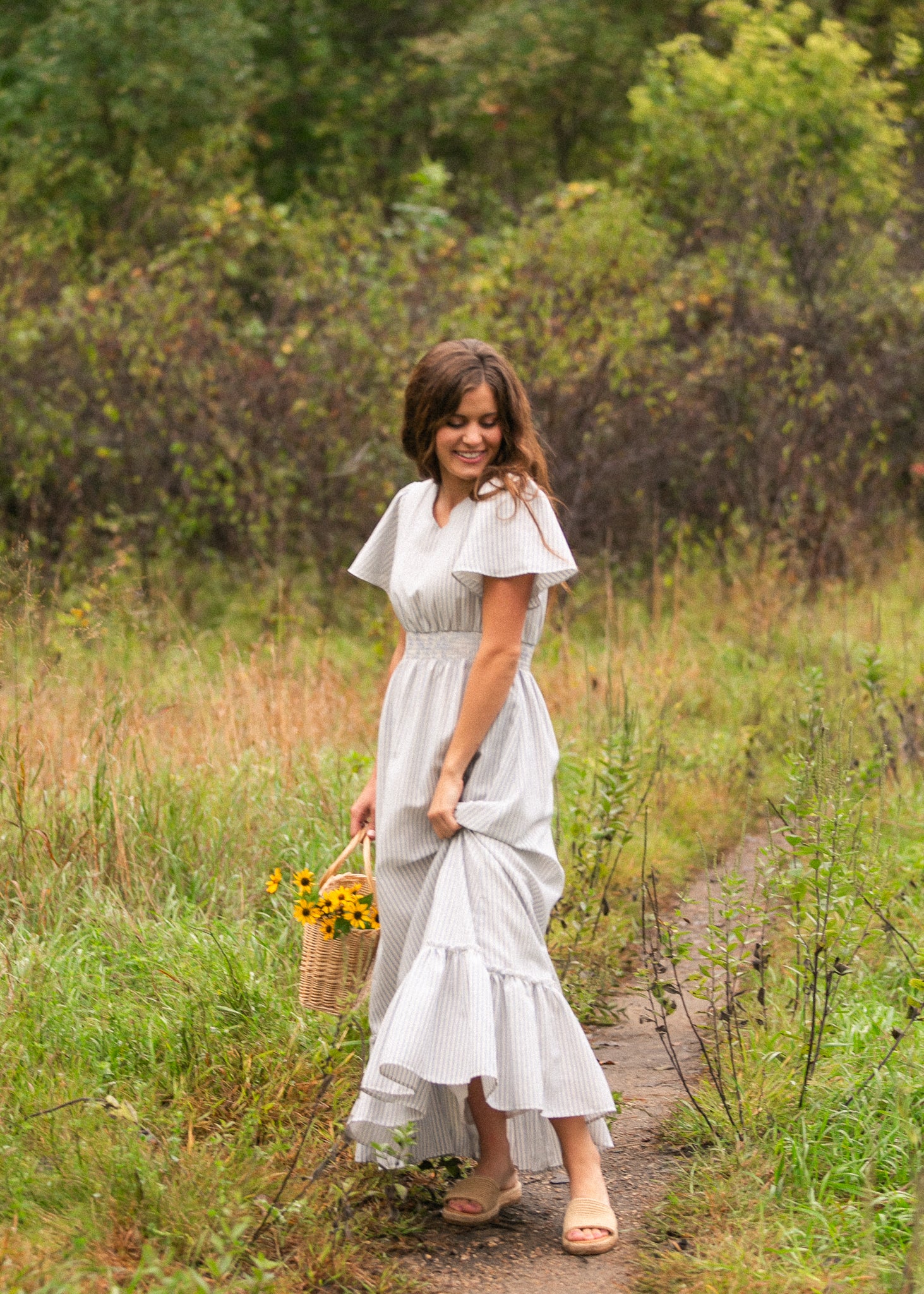 Isabella V Neck Maxi Dress IC Dresses