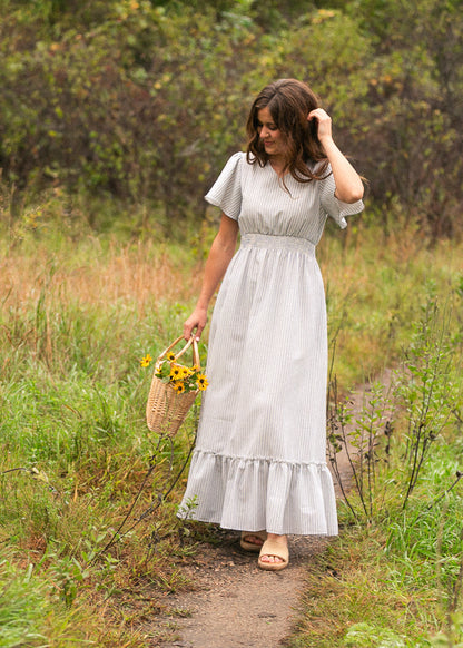 Isabella V Neck Maxi Dress IC Dresses