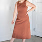 Ivette Sleeveless Ribbed Midi Dress Dresses