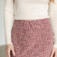 Ivory Ditsy Print Floral Midi Skirt FF Skirts