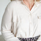 Ivory Long Sleeve Button Up Top FF Tops
