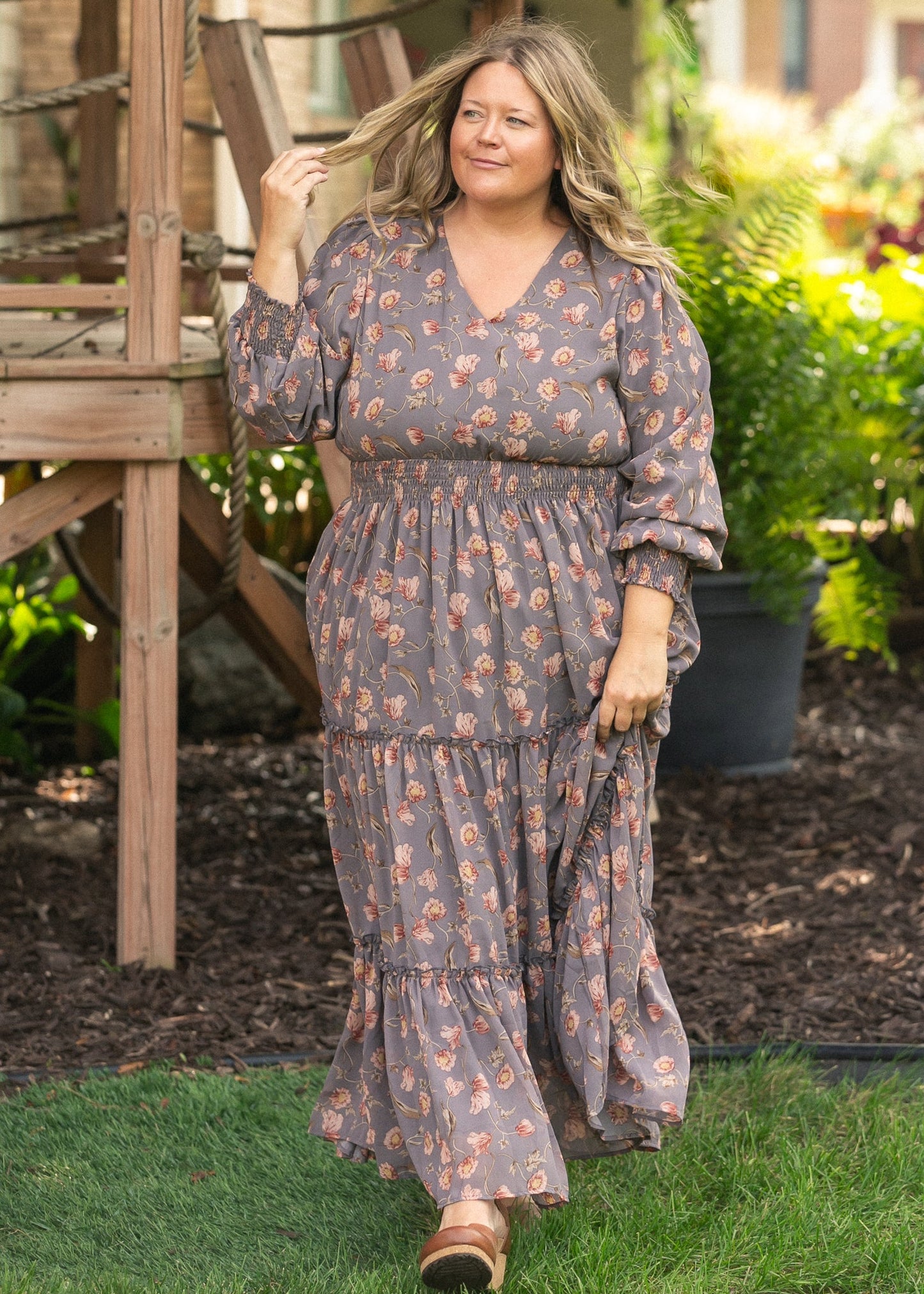 Jacey V-neck Maxi Dress FF Dresses