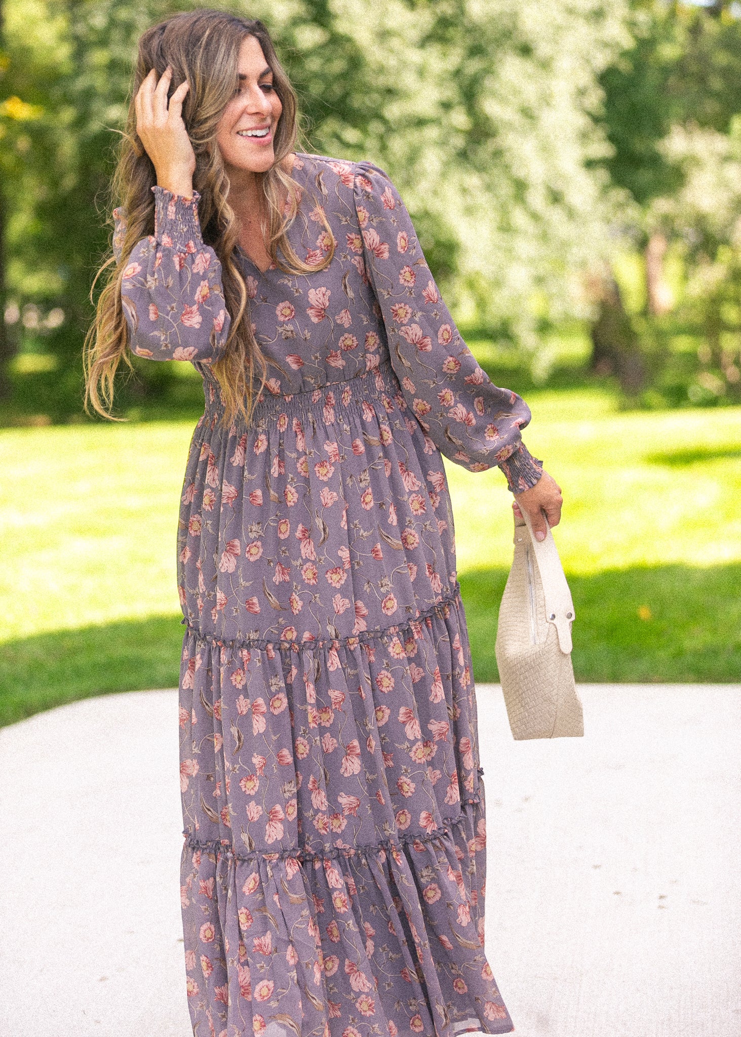 Jacey V-neck Maxi Dress FF Dresses