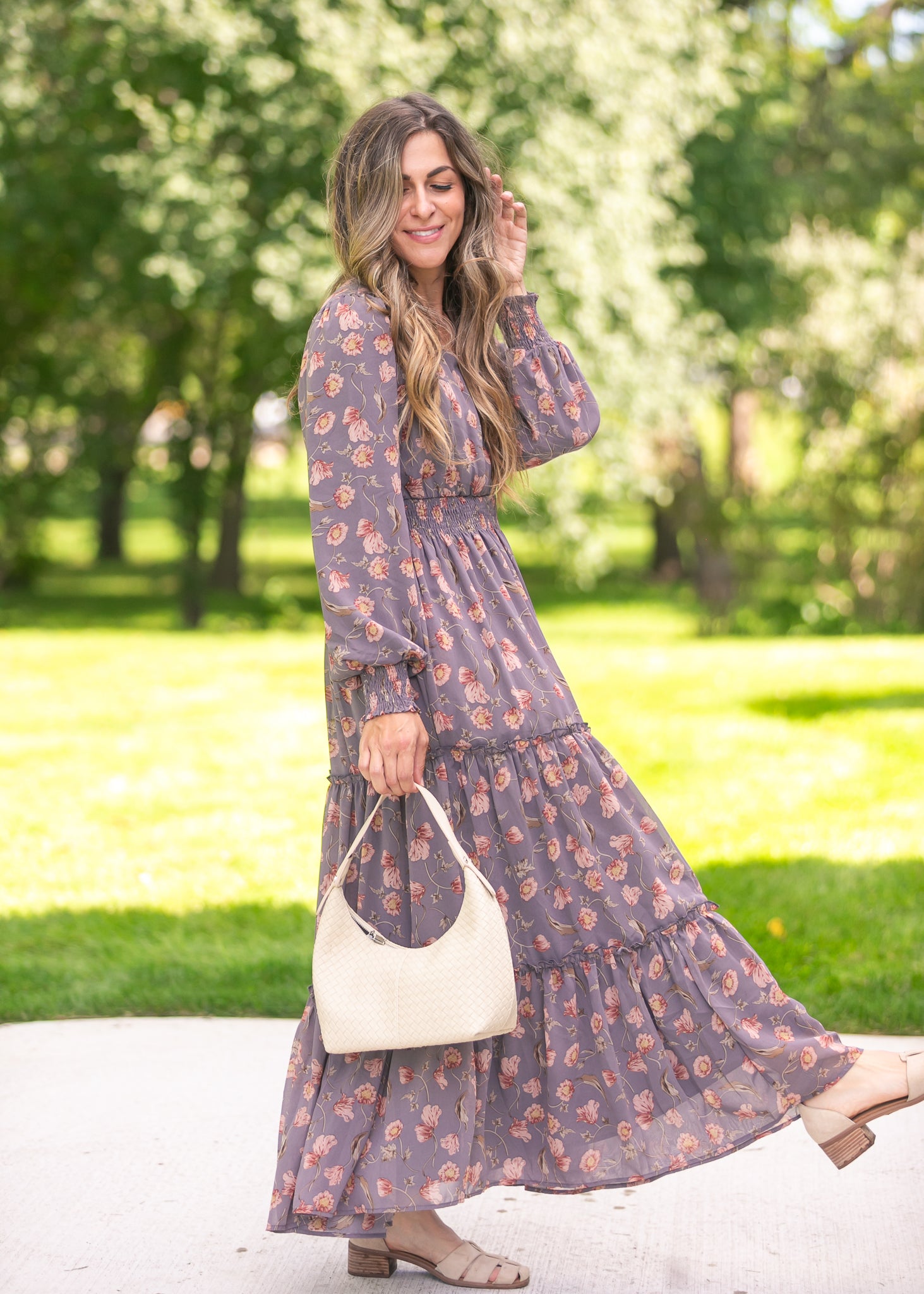 Jacey V-neck Maxi Dress FF Dresses