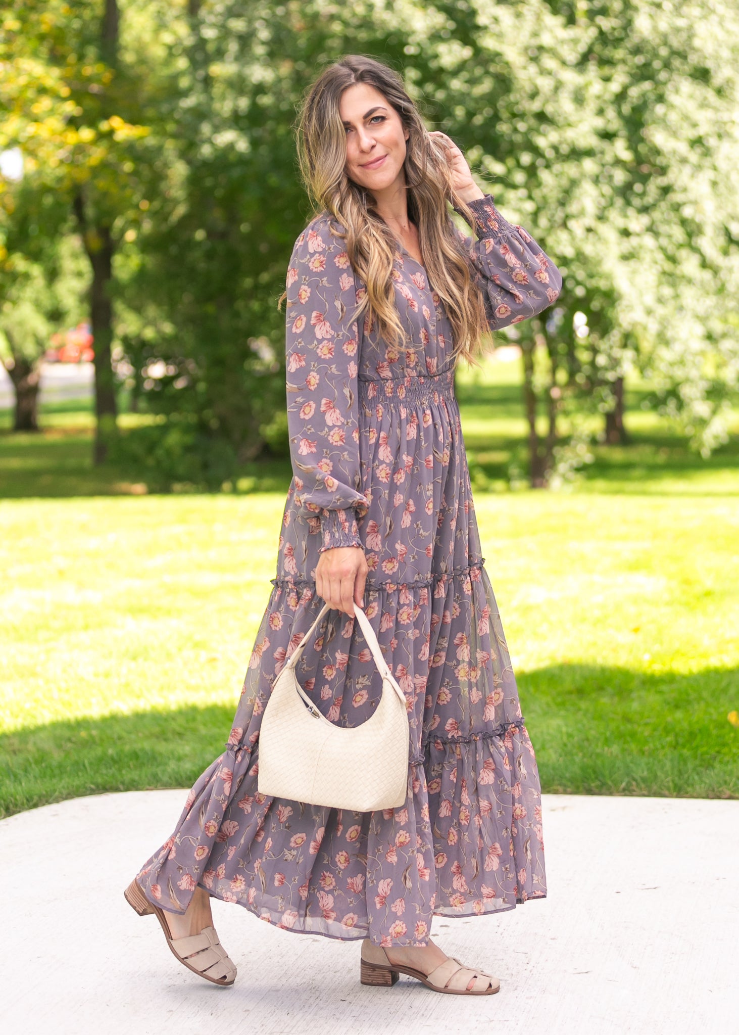 Jacey V-neck Maxi Dress FF Dresses XS