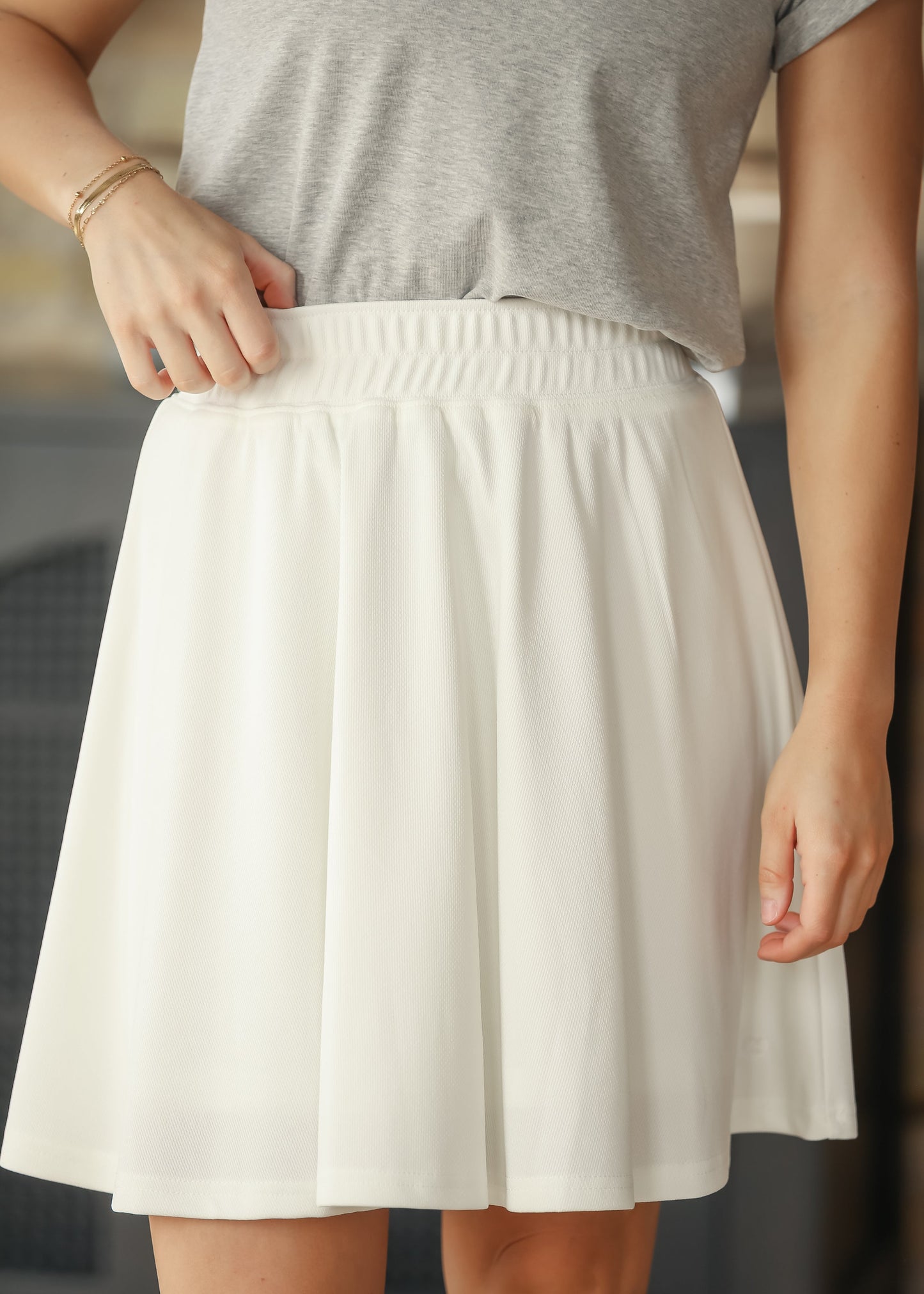 Jada White Athletic Tennis Skirt IC Skirts