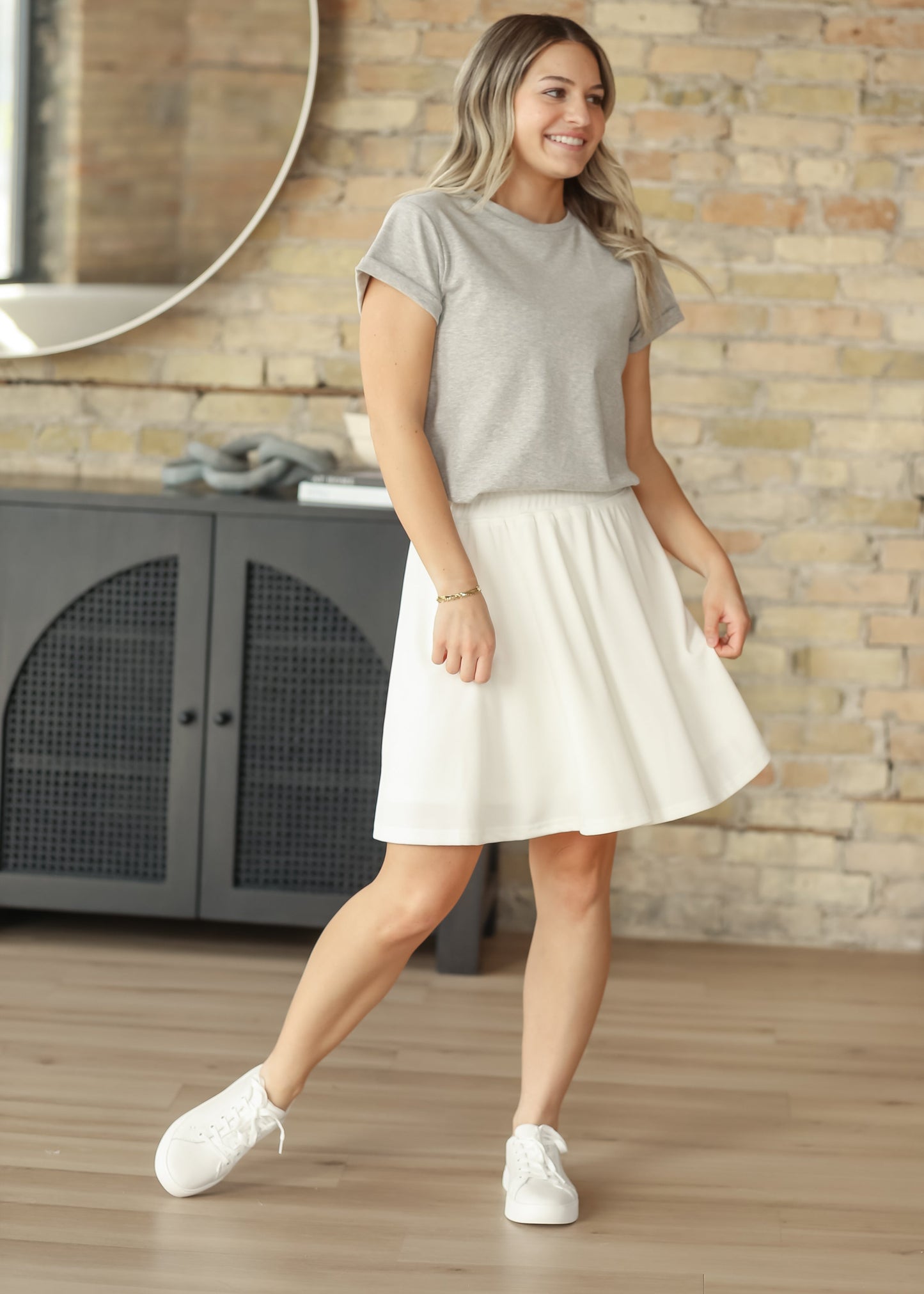 Jada White Athletic Tennis Skirt IC Skirts