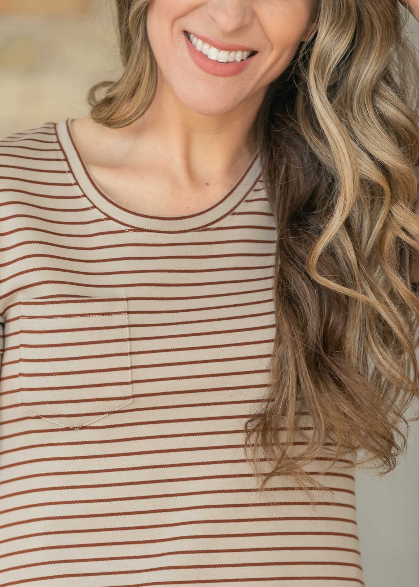 Jane Brown Stripe T-Shirt Maxi Dress IC Dresses