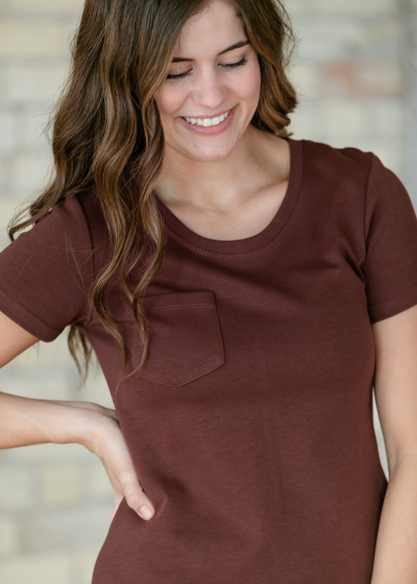 Jane Burgundy T-Shirt Maxi Dress IC Dresses