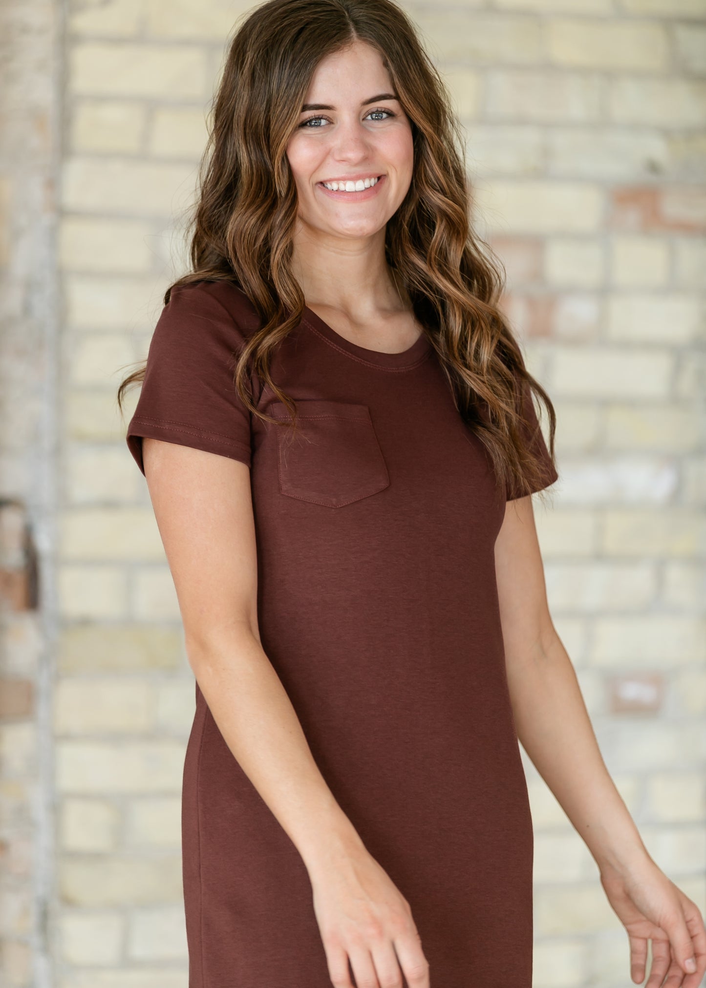 Jane Burgundy T-Shirt Maxi Dress IC Dresses