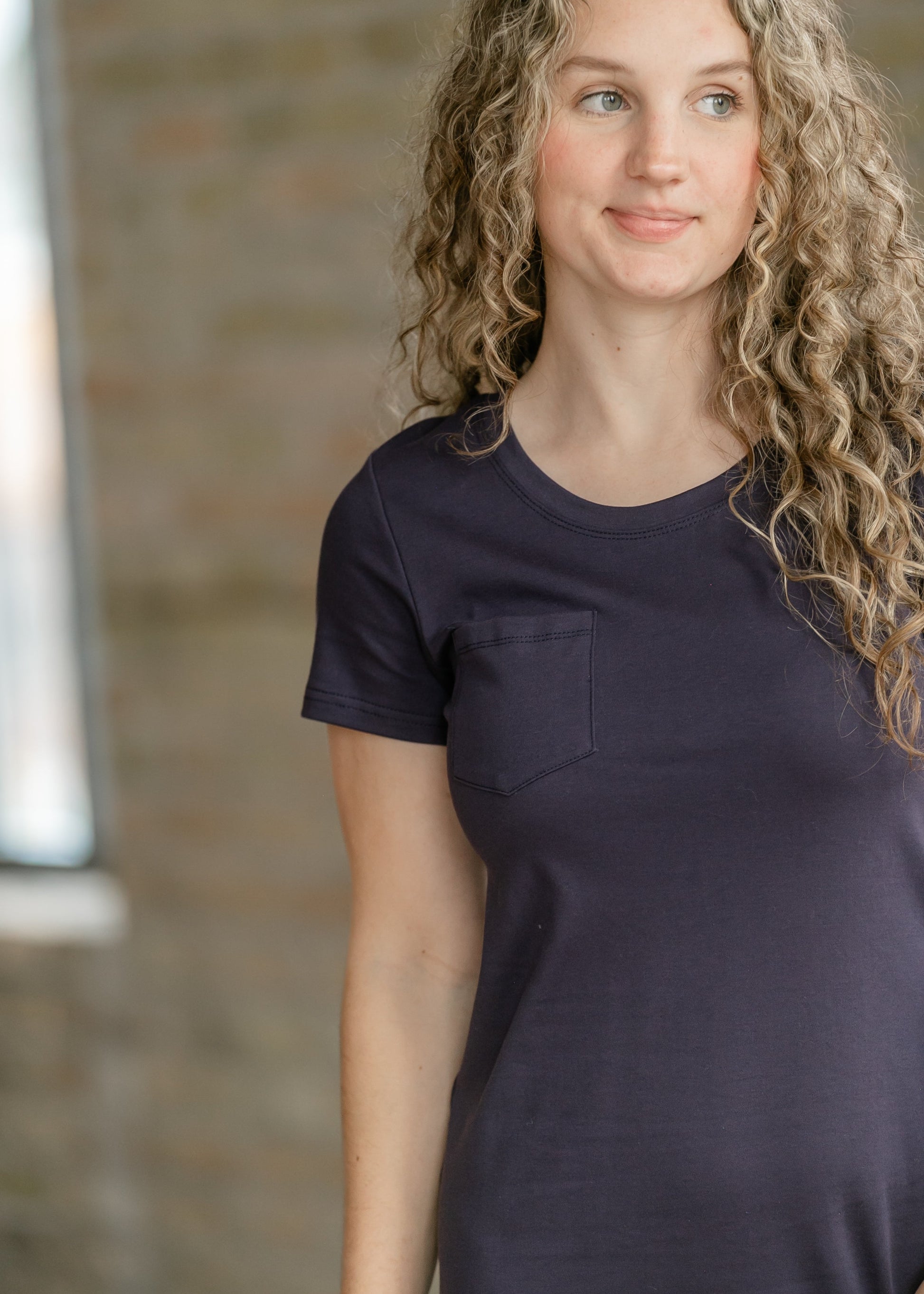 Jane Navy T-shirt Maxi Dress IC Dresses