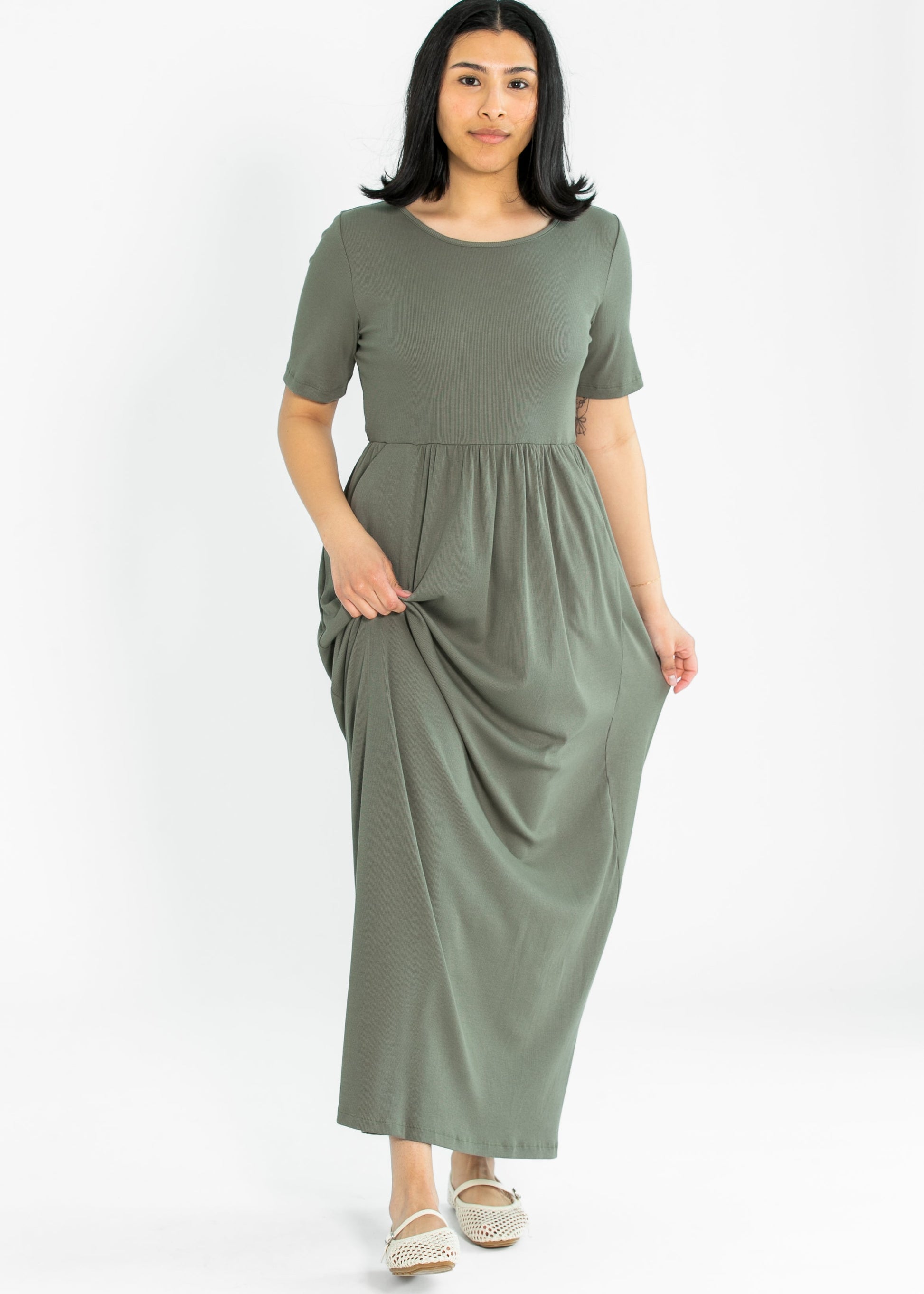 Jasmine Ribbed Maxi Dress IC Dresses