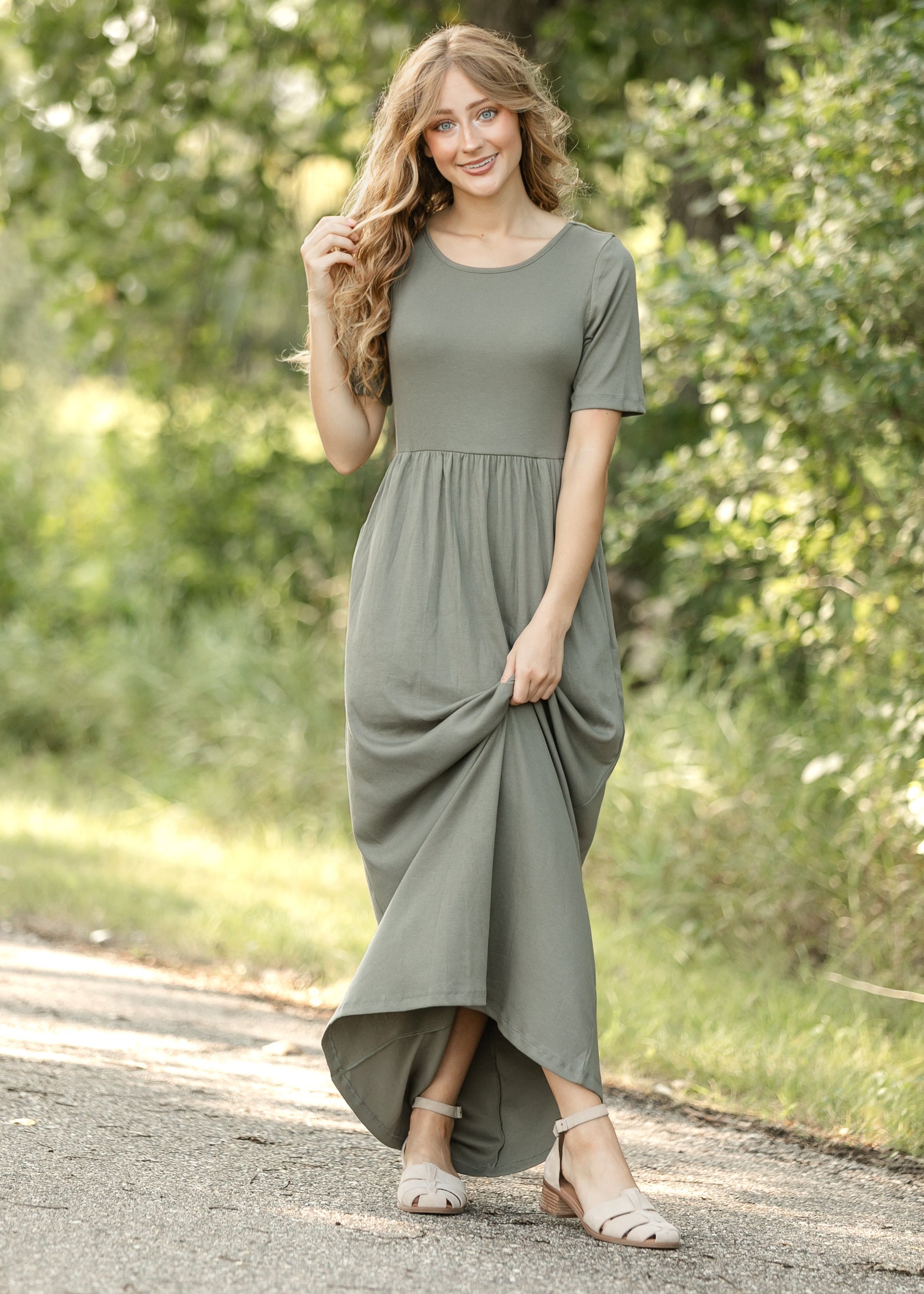 Jasmine Ribbed Maxi Dress IC Dresses