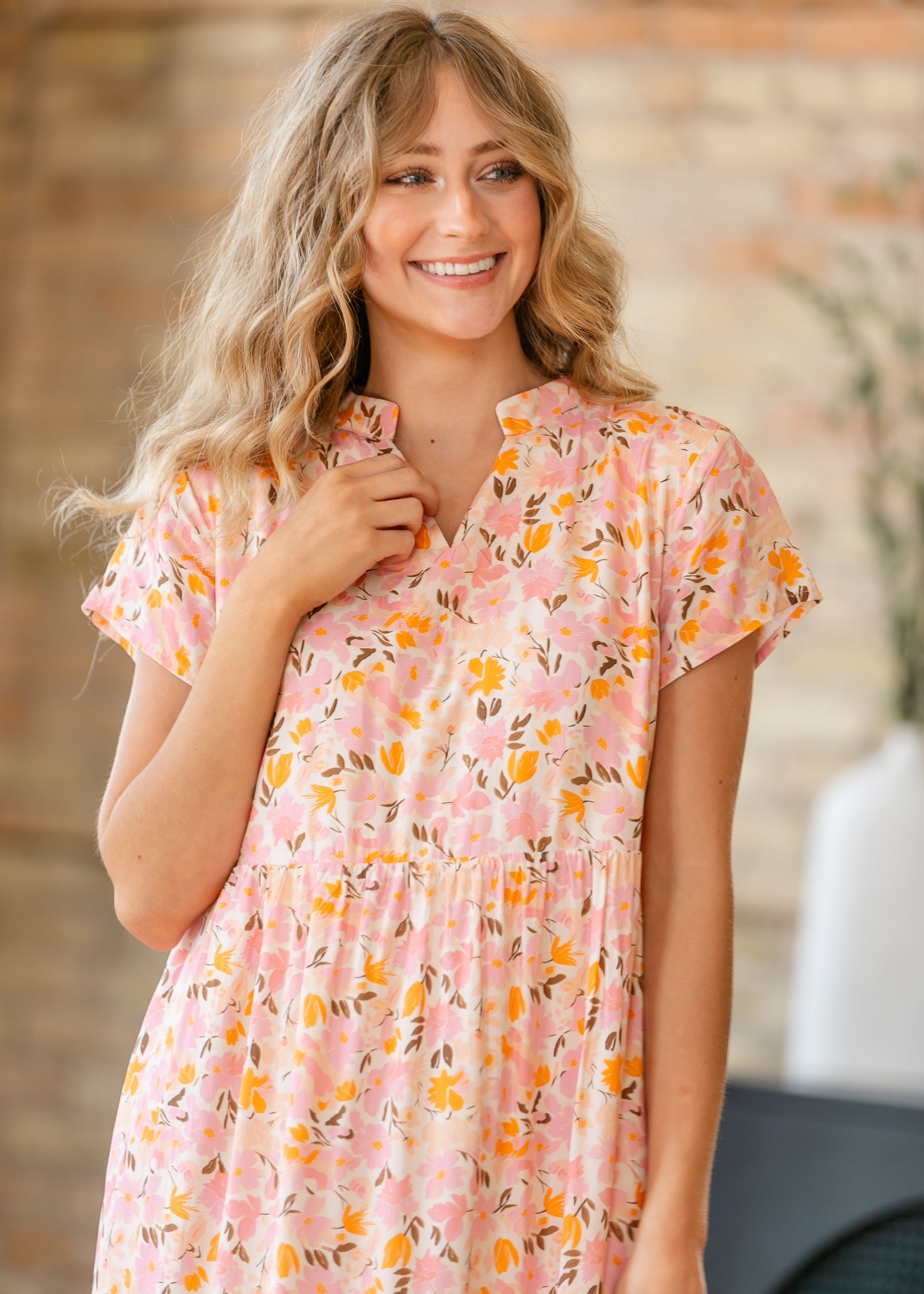 womens flutter sleeve midi dress Petal & Pup Women's Nova Flutter Sleeve Midi Dress