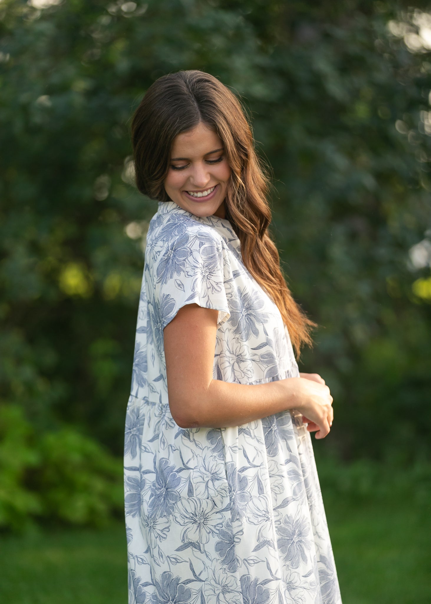 Jaydrien Short Sleeve Midi Dress IC Dresses