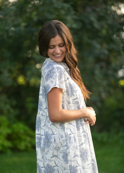 Jaydrien Short Sleeve Midi Dress IC Dresses