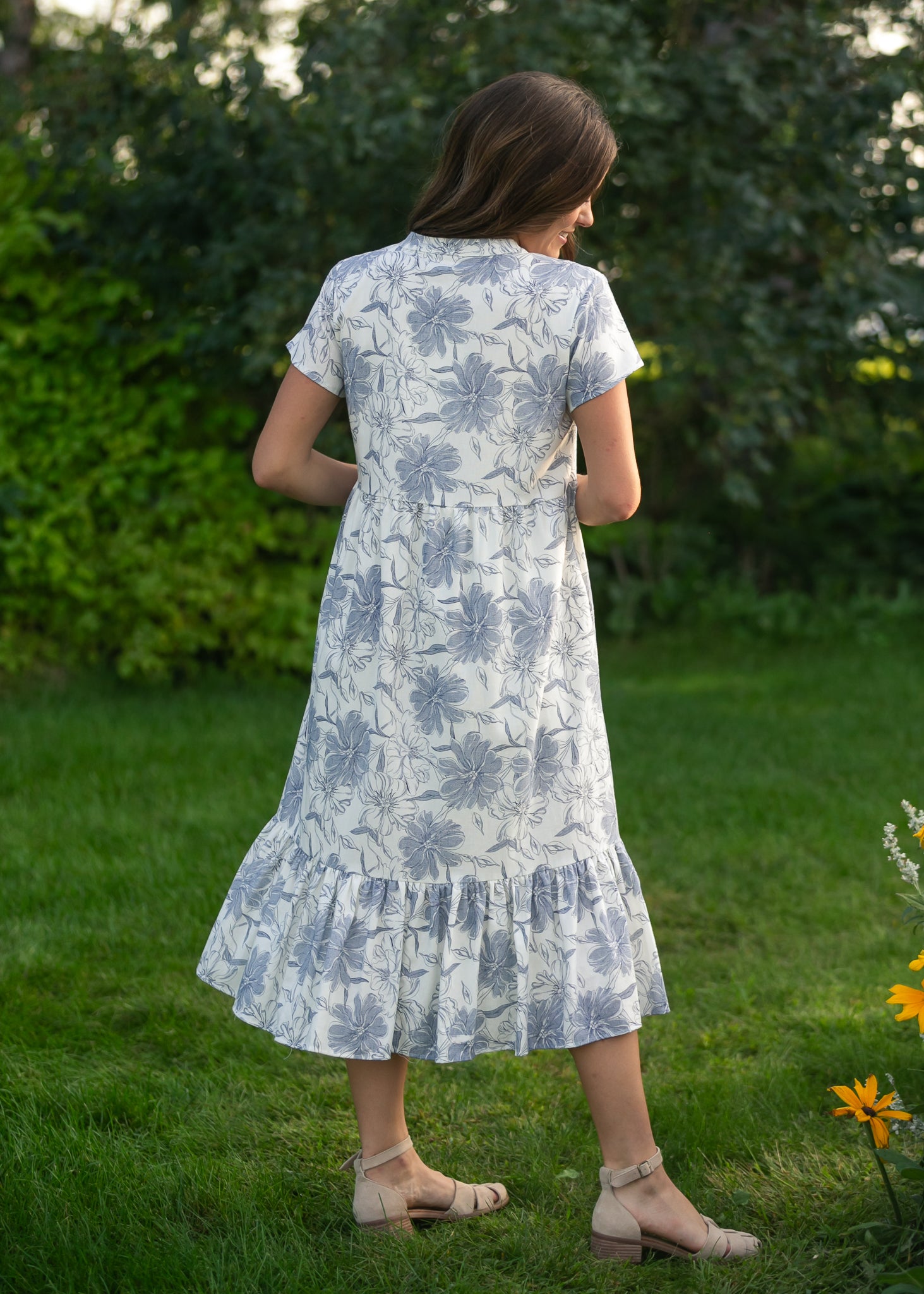 Jaydrien Short Sleeve Midi Dress IC Dresses