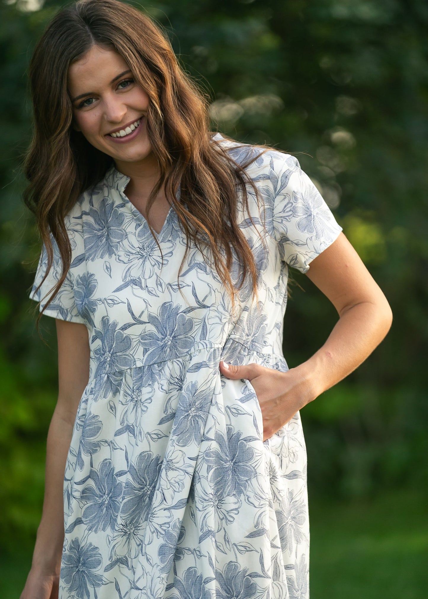 Jaydrien Short Sleeve Midi Dress IC Dresses