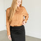 Jeanie Button Up Bodysuit Top FF Tops