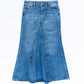 Jennifer A-Line Long Denim Skirt - FINAL SALE IC Skirts