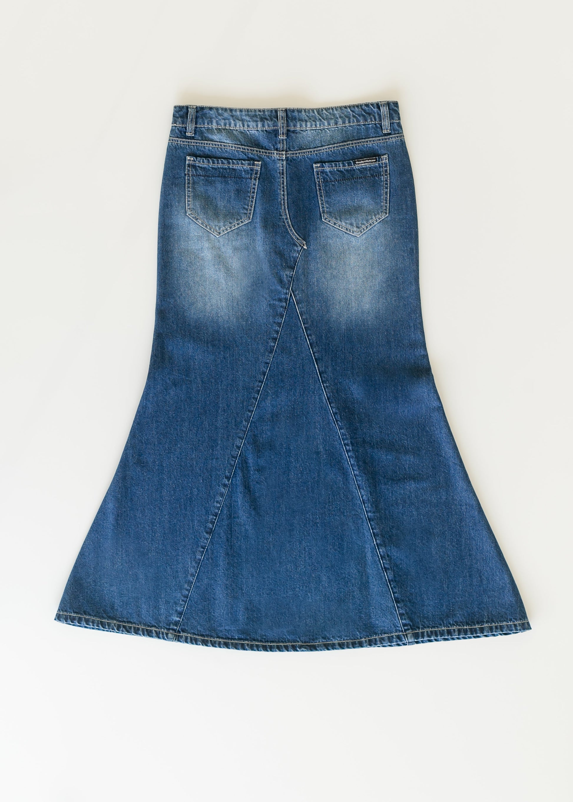 Jennifer A-Line Long Denim Skirt IC Skirts