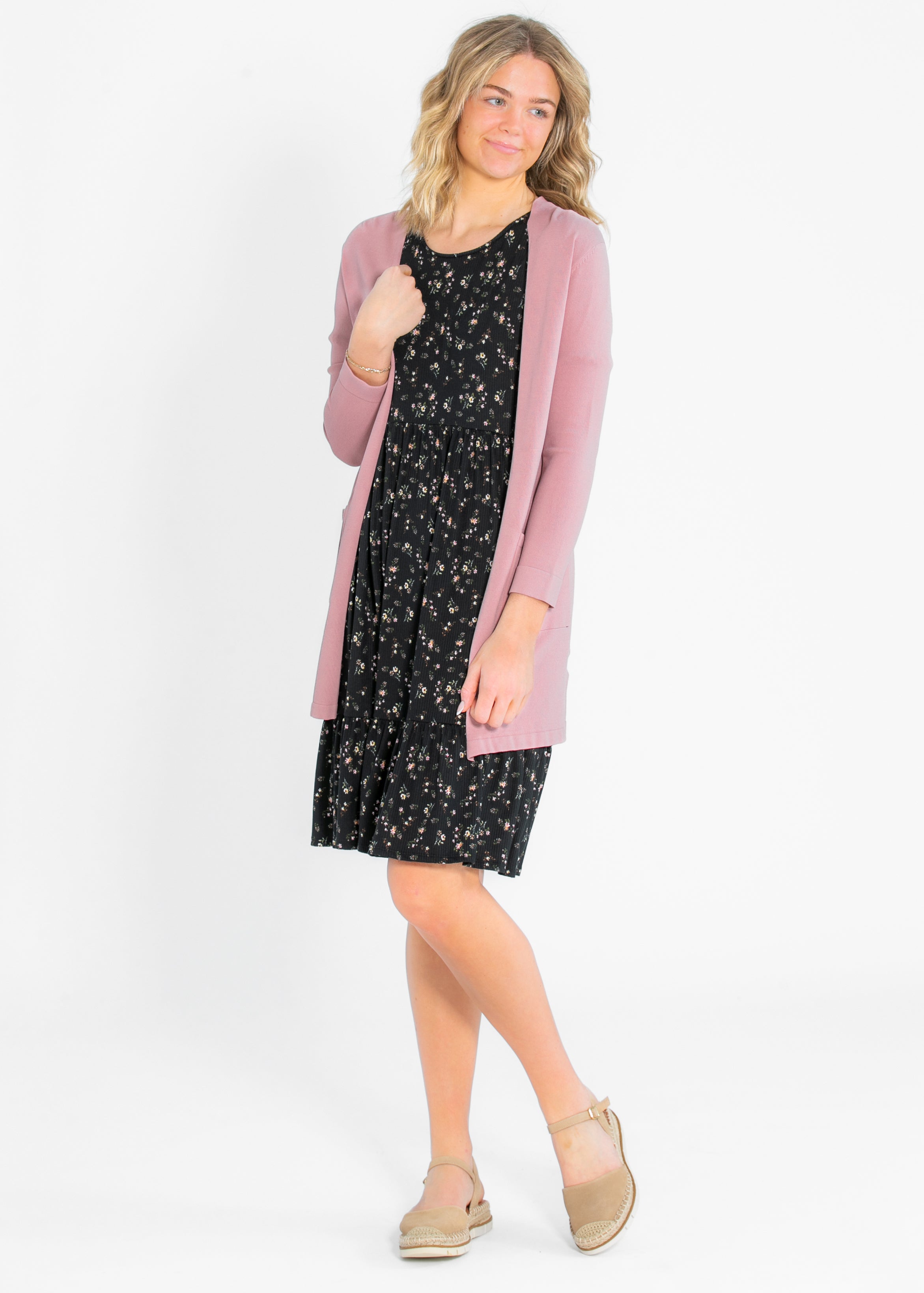 Jess Short Sleeve Midi Dress – Inherit Co.