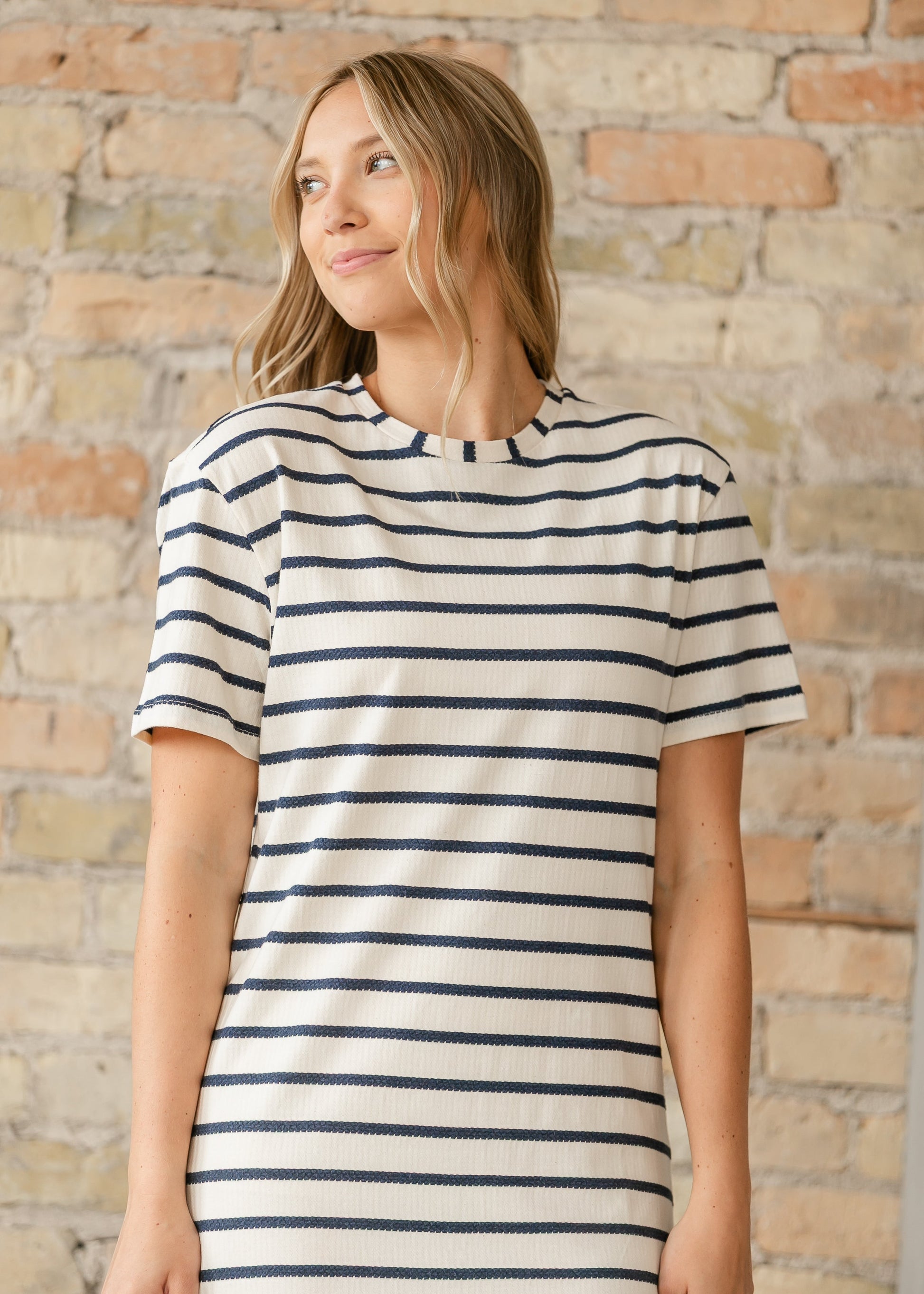 Jett Striped T-shirt Dress - FINAL SALE Inherit Co. Jett Striped T-shirt Dress - FINAL SALE Inherit Co.