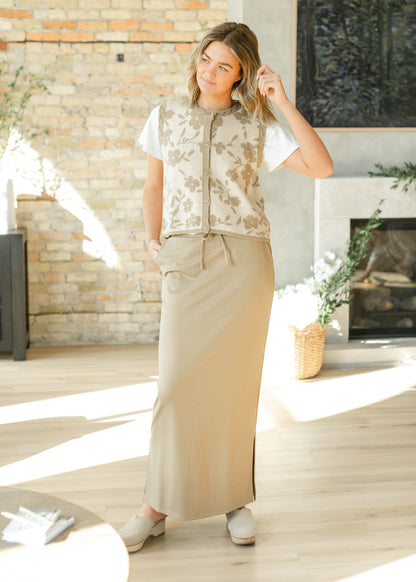 Jordan Knit Maxi Skirt IC Skirts