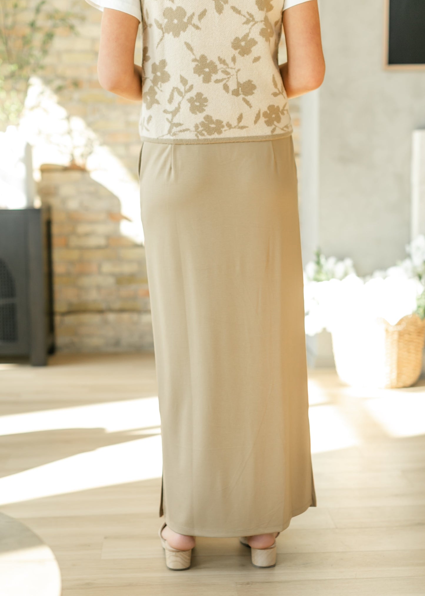 Jordan Knit Maxi Skirt IC Skirts