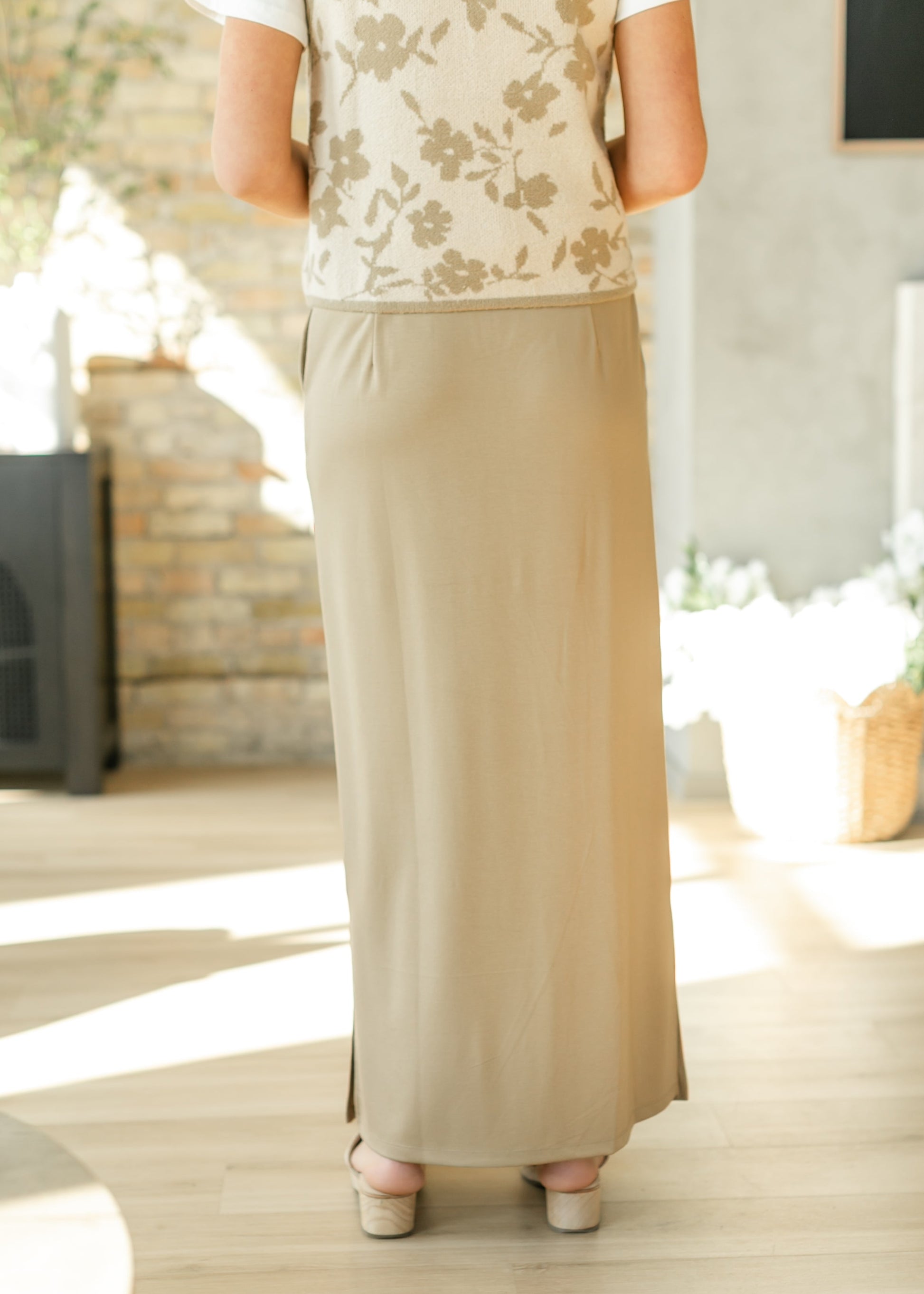 Jordan Knit Maxi Skirt IC Skirts