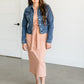 Julia Knit Belted Midi Dress - FINAL SALE IC Dresses