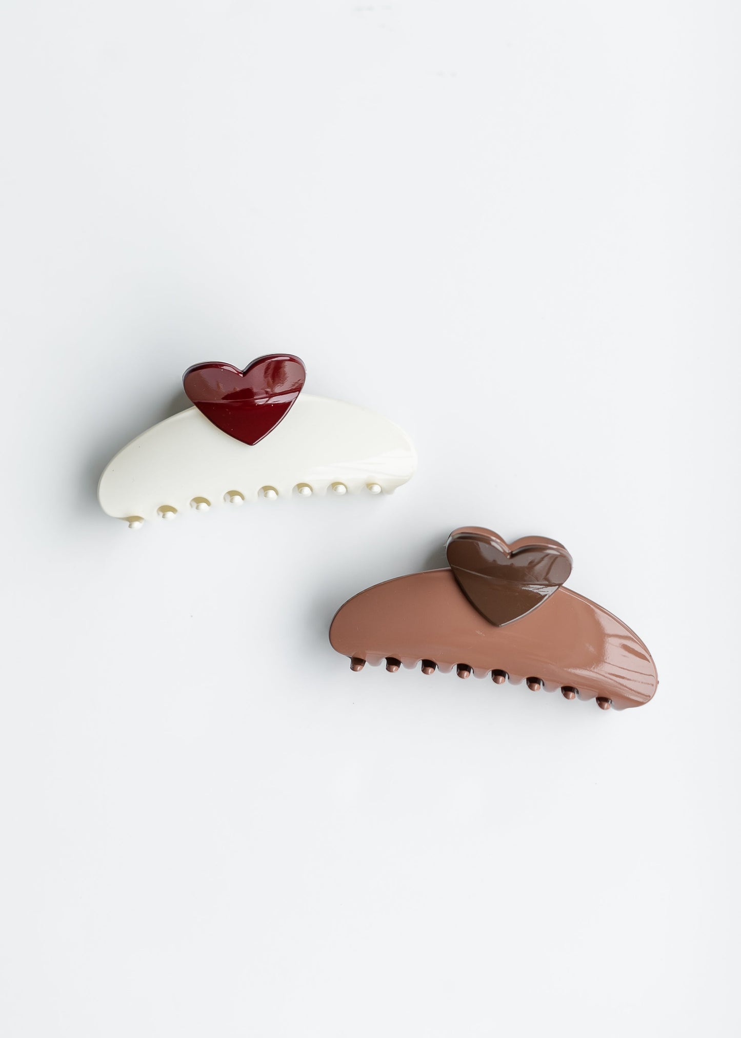Jumbo Size Heart Hair Claw Clip Accessories