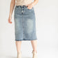 Kaitty Vintage Wash Midi Skirt IC Skirts