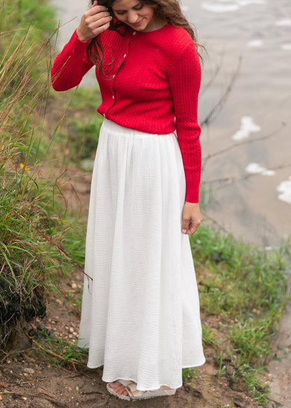 Kalani Cotton Gauze Maxi Skirt IC Skirts