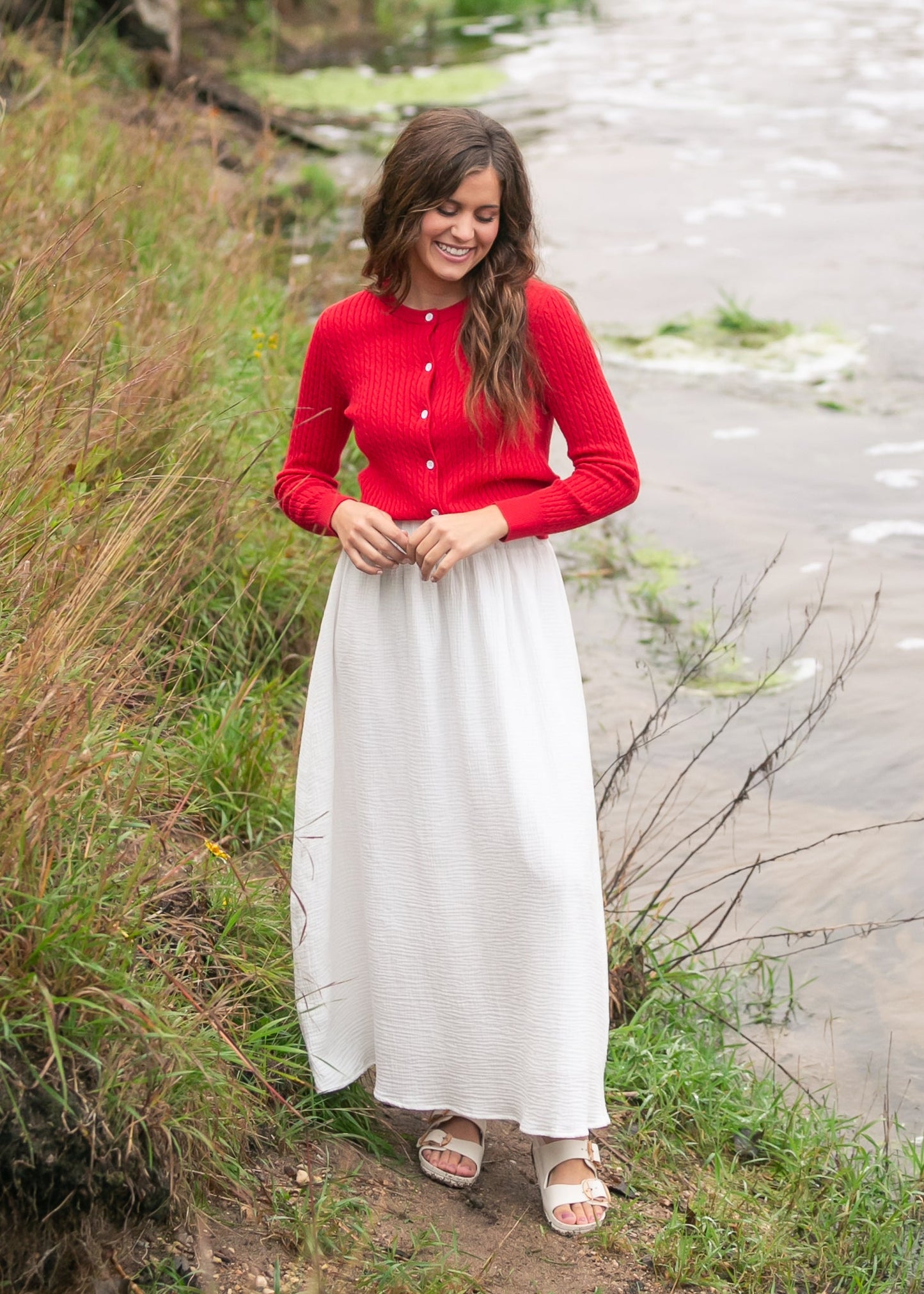 Kalani Cotton Gauze Maxi Skirt IC Skirts
