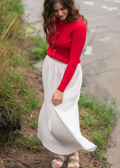 Kalani Cotton Gauze Maxi Skirt IC Skirts