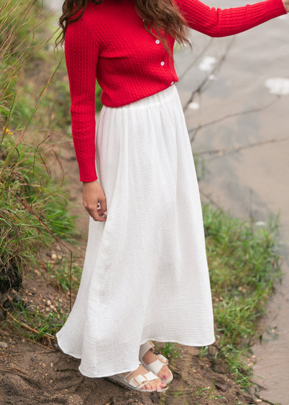 Kalani Cotton Gauze Maxi Skirt IC Skirts