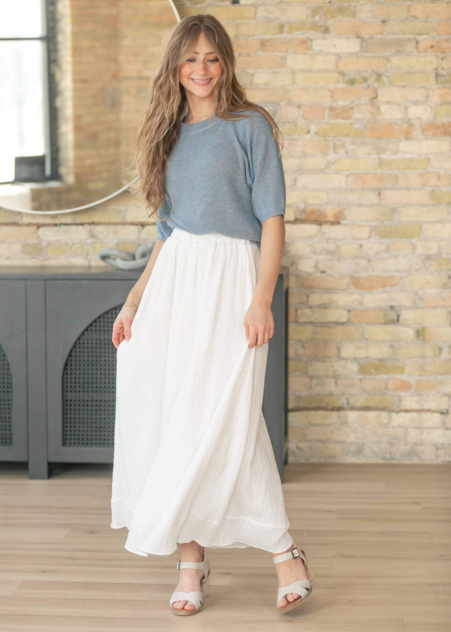 Kalani Cotton Gauze Maxi Skirt IC Skirts