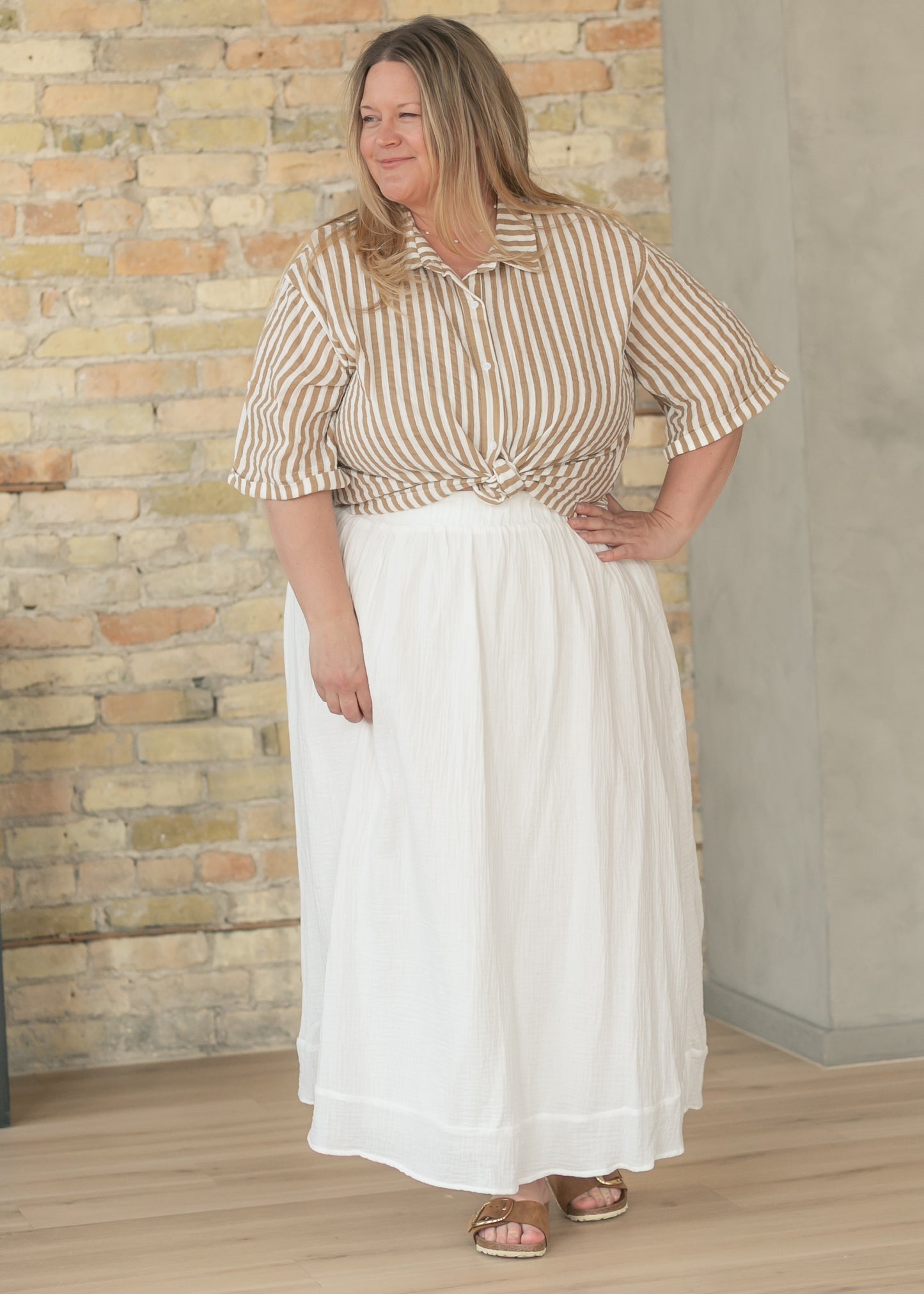 Kalani Cotton Gauze Maxi Skirt IC Skirts 1XL