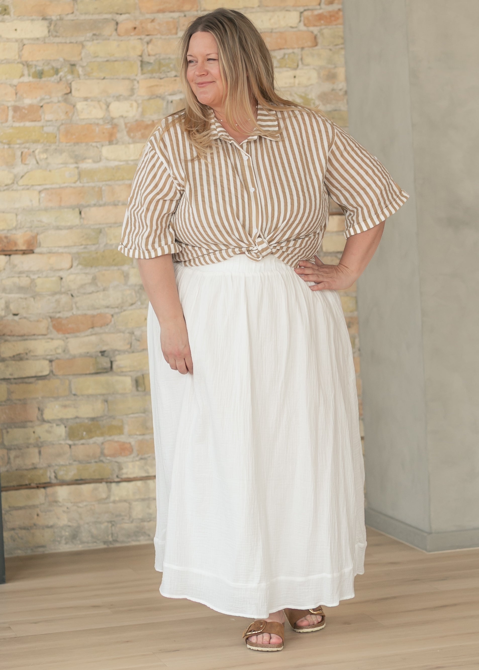 Kalani Cotton Gauze Maxi Skirt IC Skirts 1XL