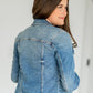 Kara Faded Medium Blue Denim Jacket Tops